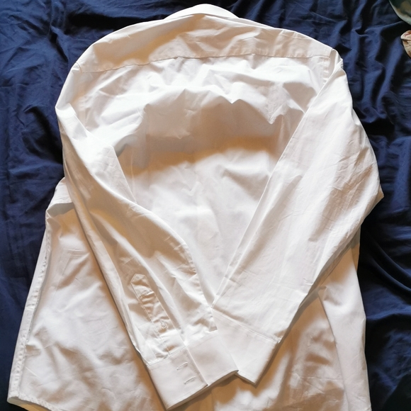 Men's White tailored dress shirt - Picture 2 of 4
